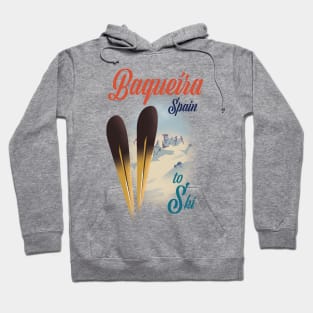 Baqueira Spain ski poster Hoodie